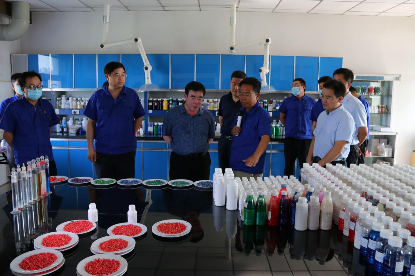 涿州市市长姚运涛一行到北农古天乐代言太阳集团138涿州公司考察调研